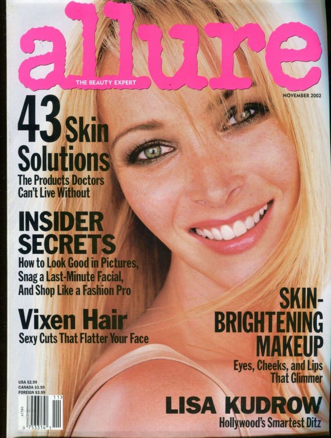 ALLURE USA magazine side cover  November 2002