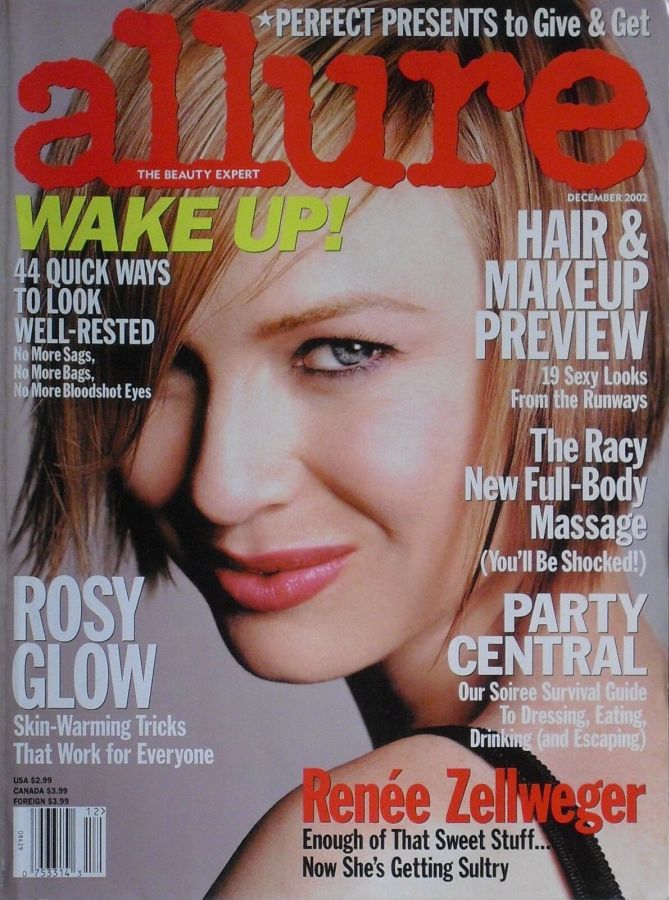 ALLURE USA magazine side cover  December 2002