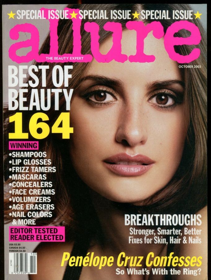 ALLURE USA magazine side cover  October 2003