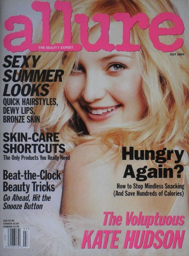 ALLURE USA magazine side cover  July 2004
