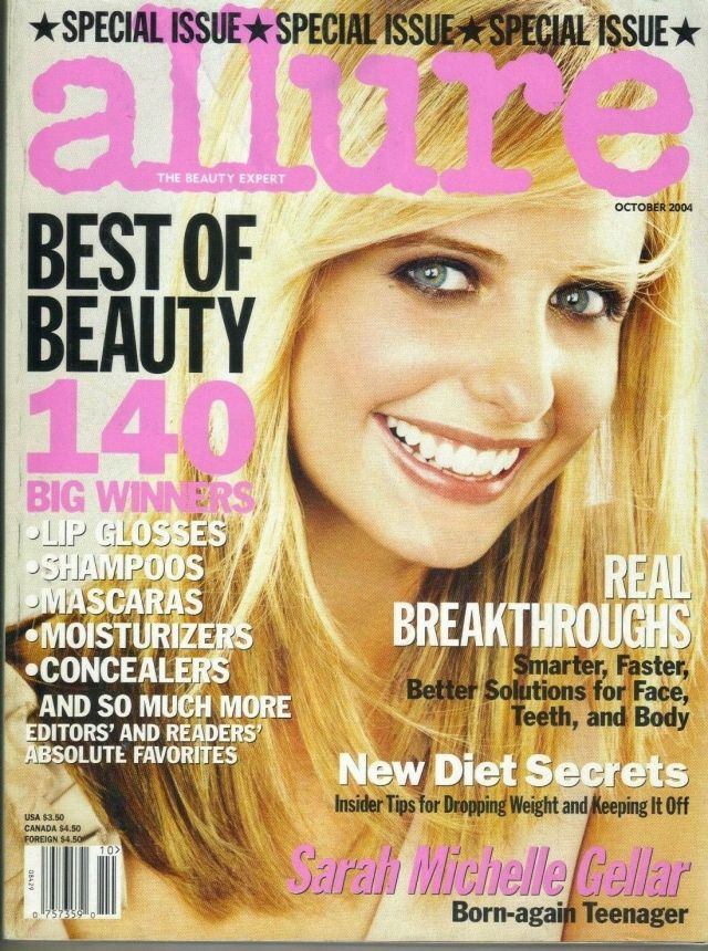ALLURE USA magazine side cover  October 2004