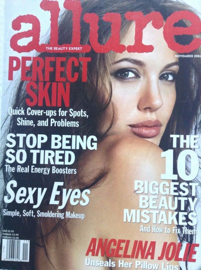ALLURE USA magazine side cover  November 2004
