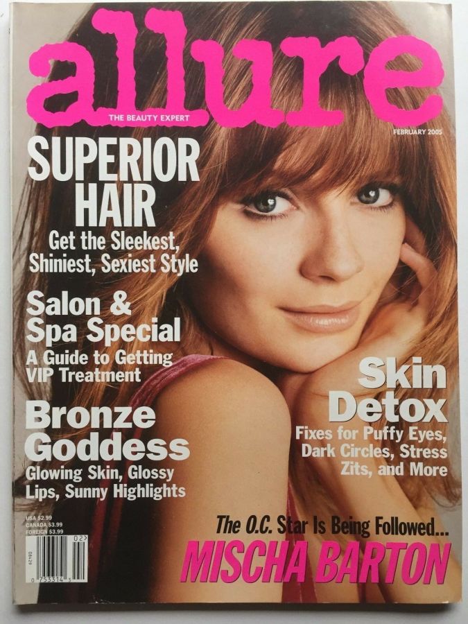 ALLURE USA magazine side cover  February 2005