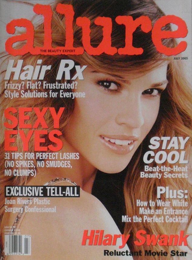 ALLURE USA magazine side cover  July 2005