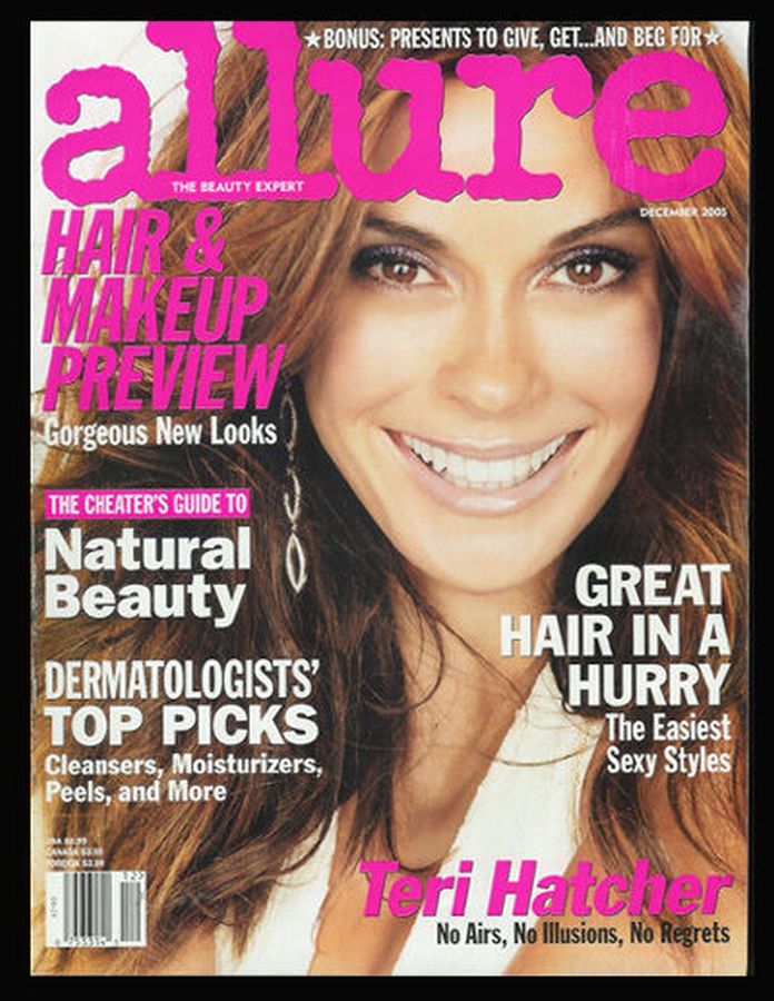 ALLURE USA magazine side cover  December 2005