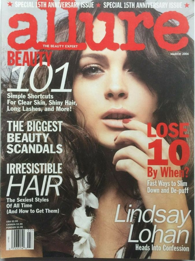 ALLURE USA magazine side cover  March 2006
