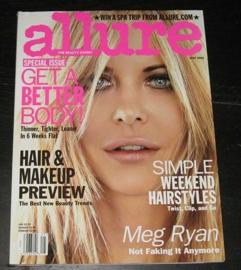 ALLURE USA magazine side cover  May 2006