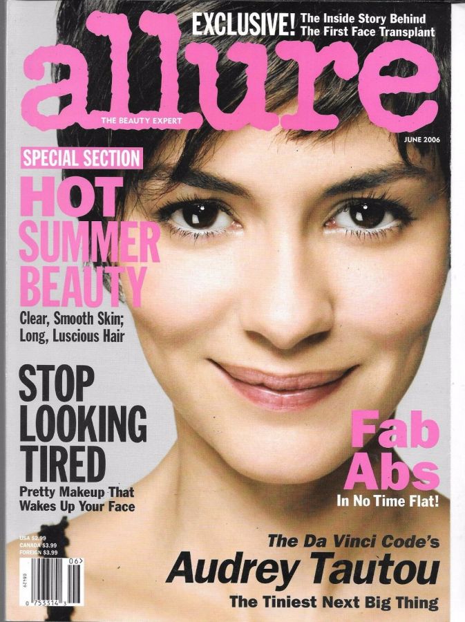 ALLURE USA magazine side cover  June 2006