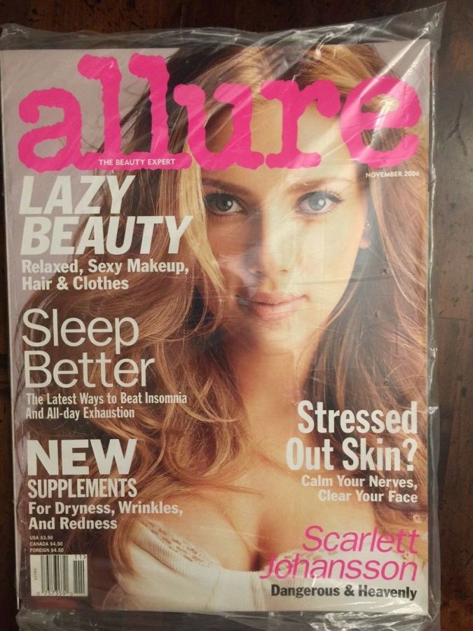 ALLURE USA magazine side cover  November 2006