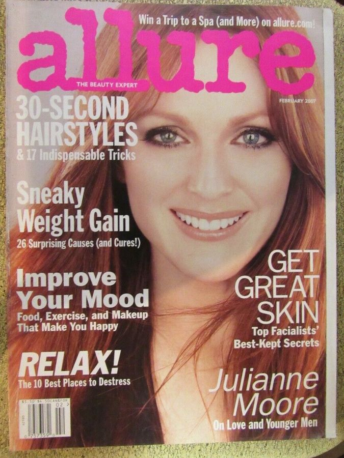 ALLURE USA magazine side cover  February 2007