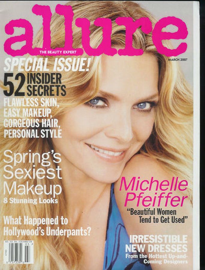 ALLURE USA magazine side cover  March 2007