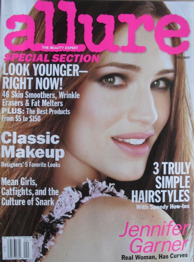 ALLURE USA magazine side cover  April 2007