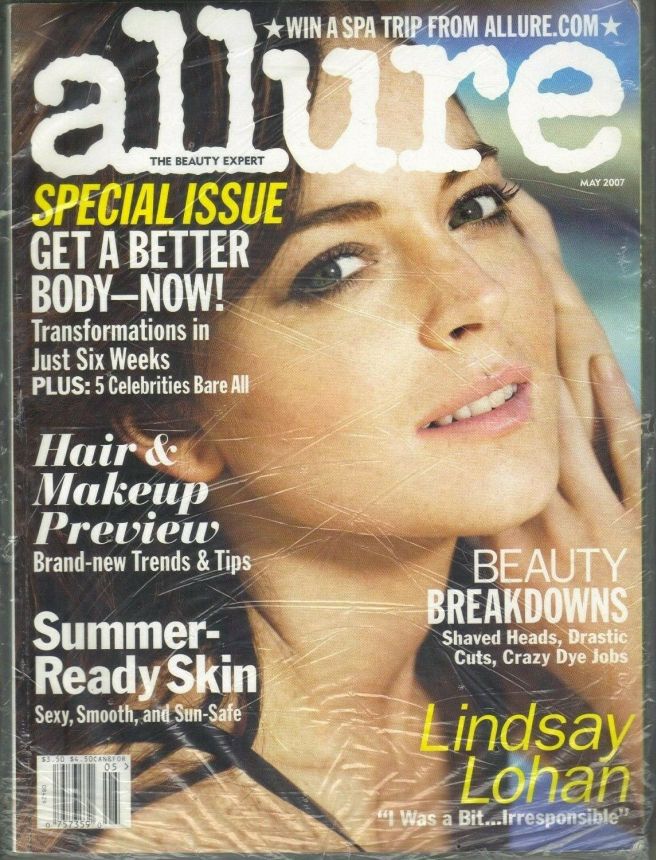 ALLURE USA magazine side cover  May 2007