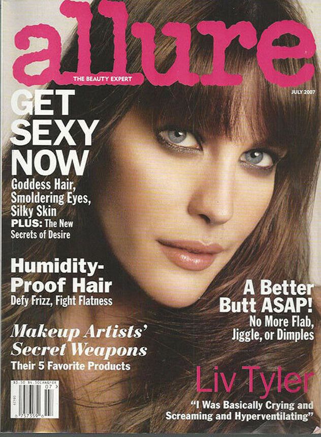 ALLURE USA magazine side cover  July 2007
