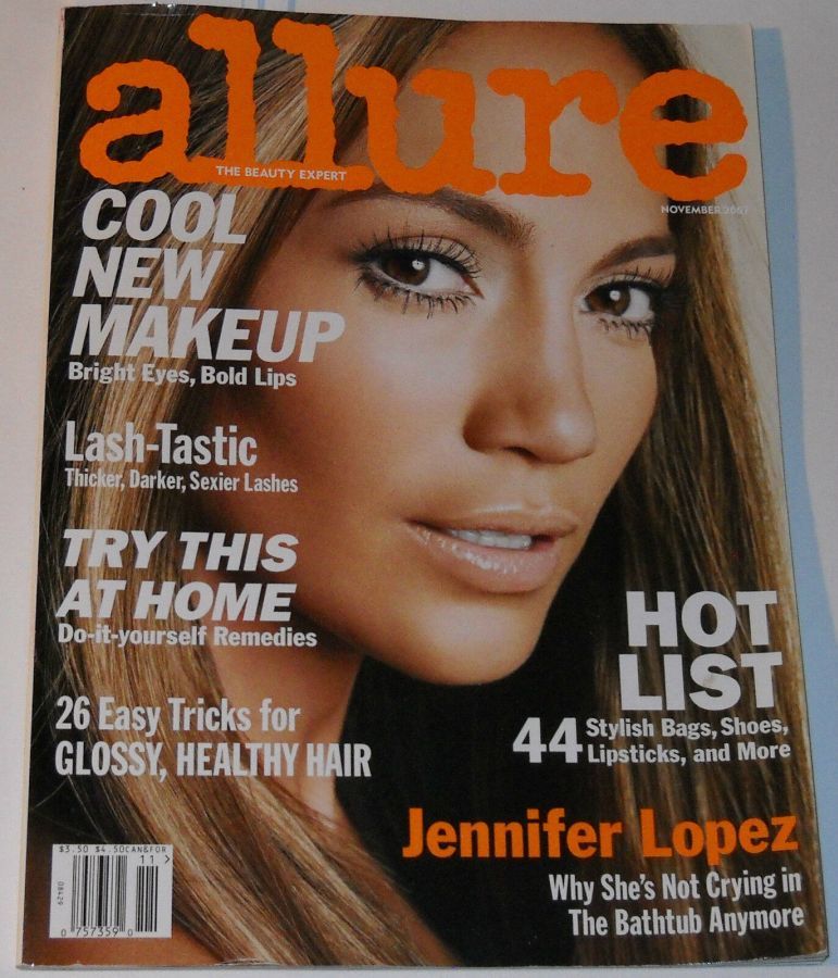 ALLURE USA magazine side cover  November 2007