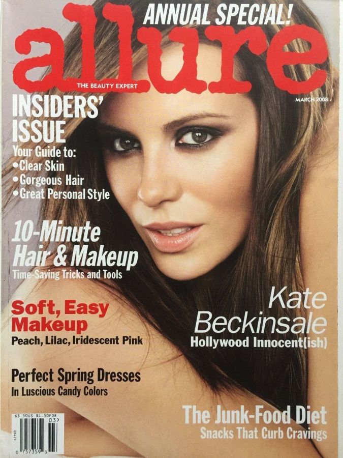 ALLURE USA magazine side cover  March 2008