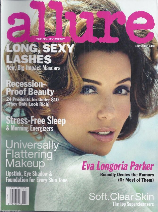 ALLURE USA magazine side cover  November 2008