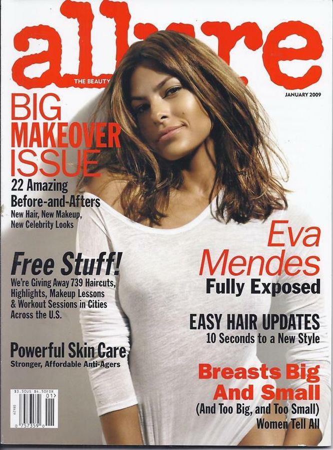 ALLURE USA magazine side cover  January 2009