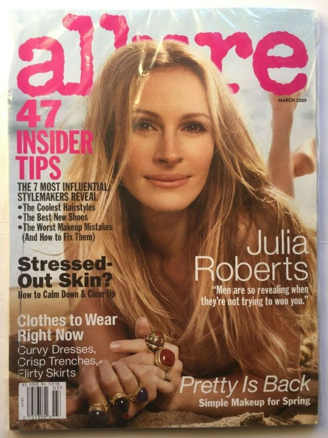 ALLURE USA magazine side cover  March 2009