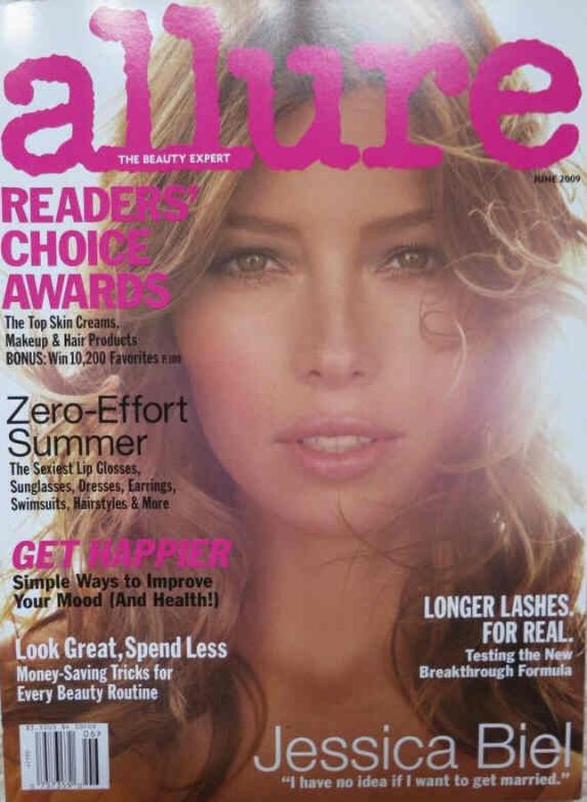 ALLURE USA magazine side cover  June 2009