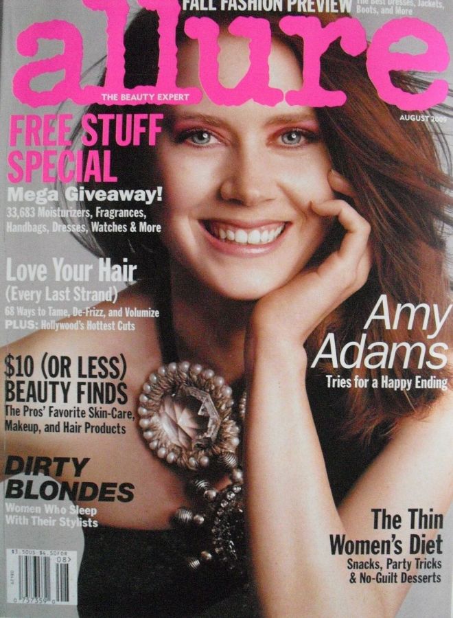 ALLURE USA magazine side cover  August 2009