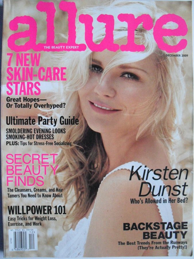 ALLURE USA magazine side cover  December 2009