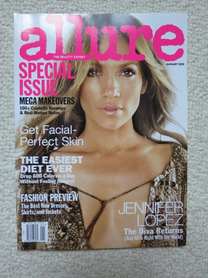 ALLURE USA magazine side cover  January 2010