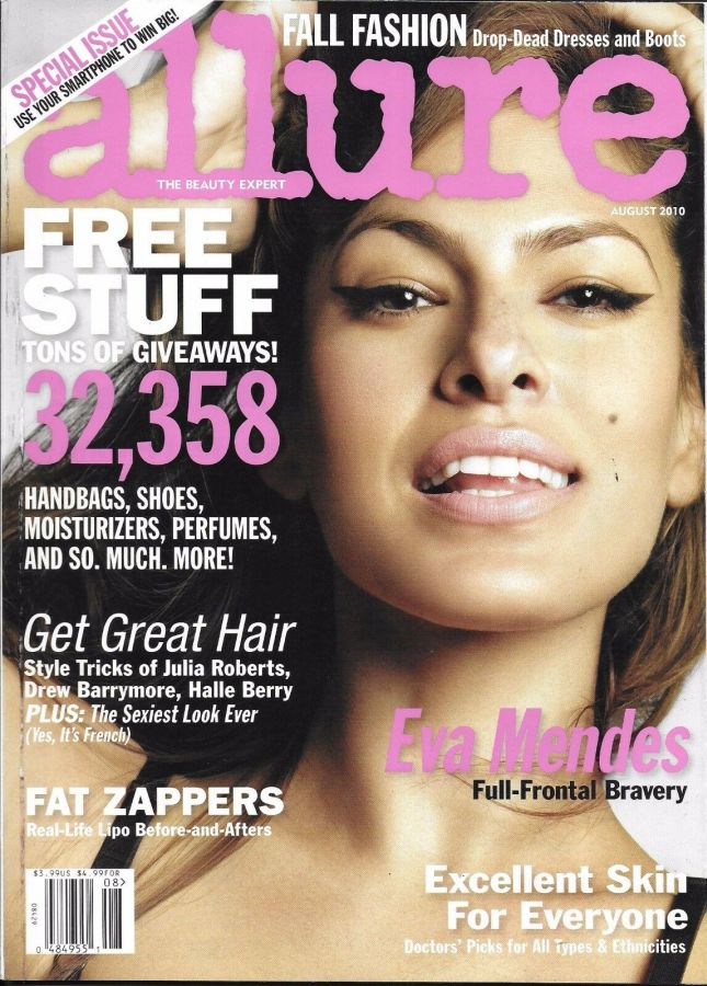 ALLURE USA magazine side cover  August 2010