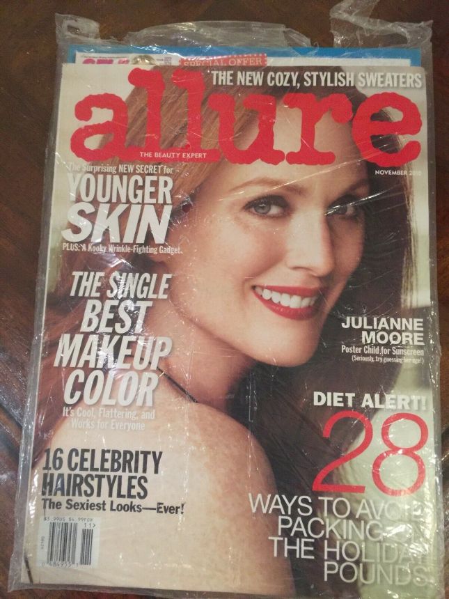 ALLURE USA magazine side cover  November 2010