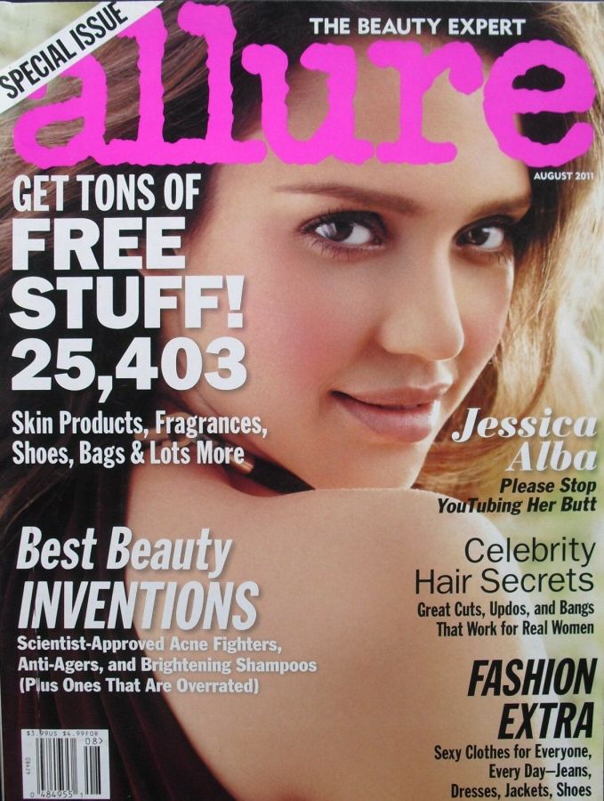 ALLURE USA magazine side cover  August 2011