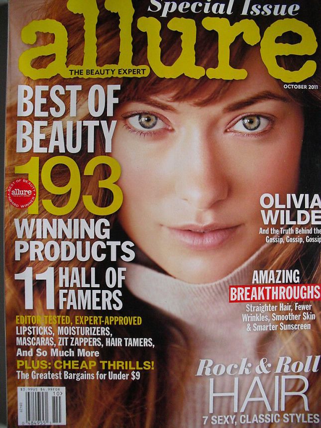 ALLURE USA magazine side cover  October 2011