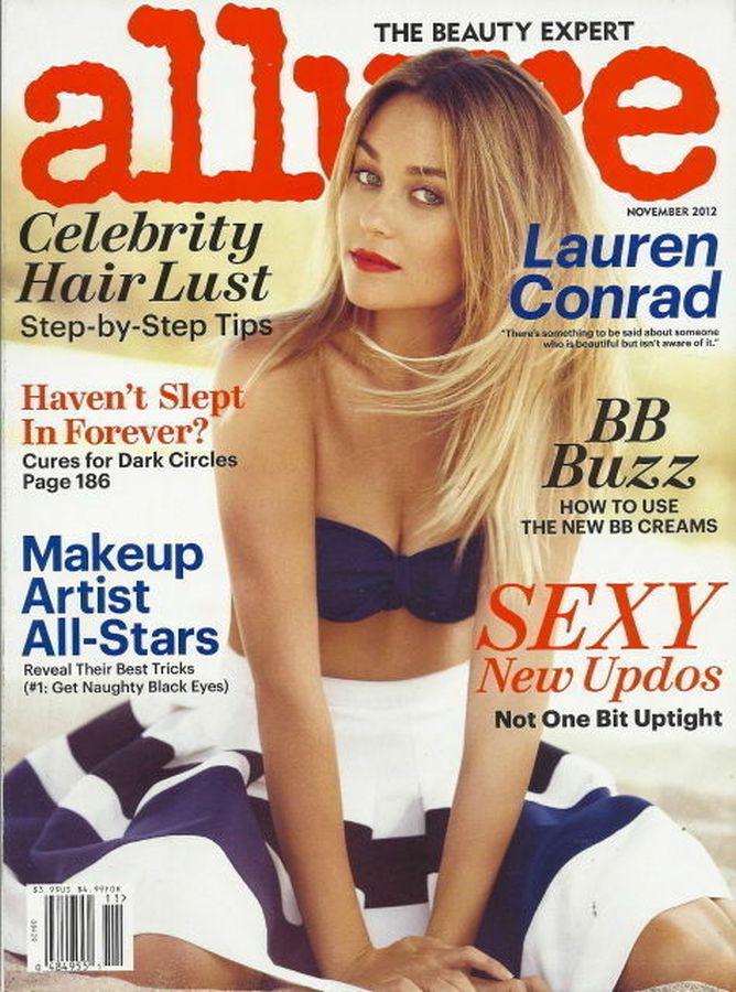 ALLURE USA magazine side cover  November 2012