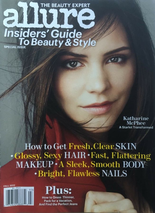 ALLURE USA magazine side cover Fall 2012