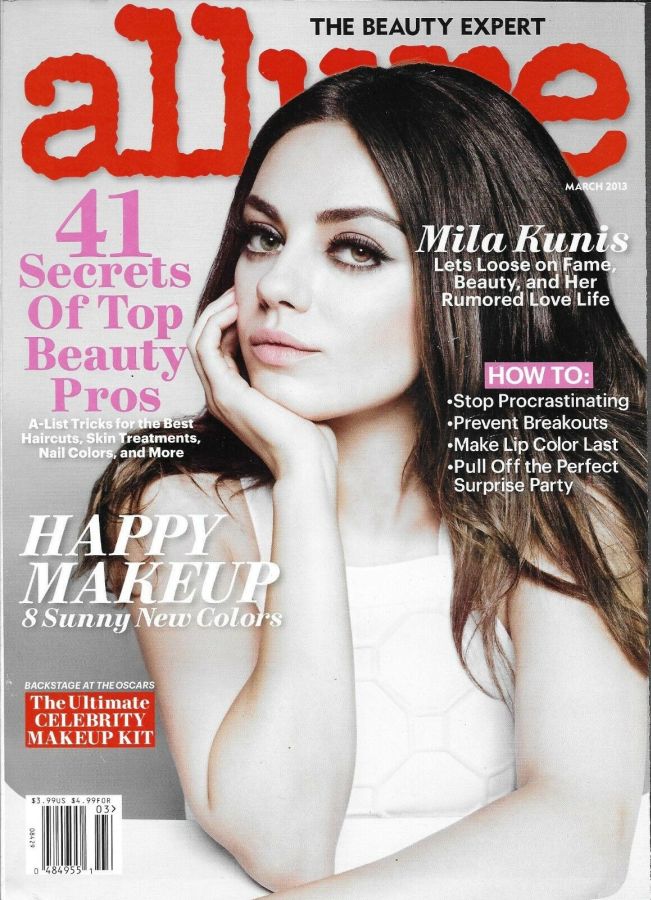 ALLURE USA magazine side cover  March 2013