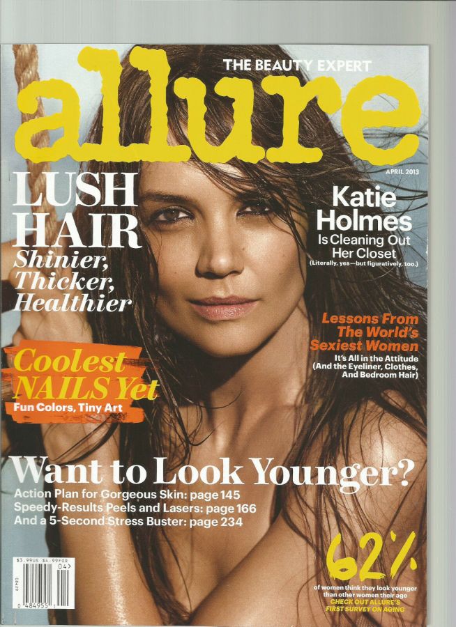 ALLURE USA magazine side cover  April 2013