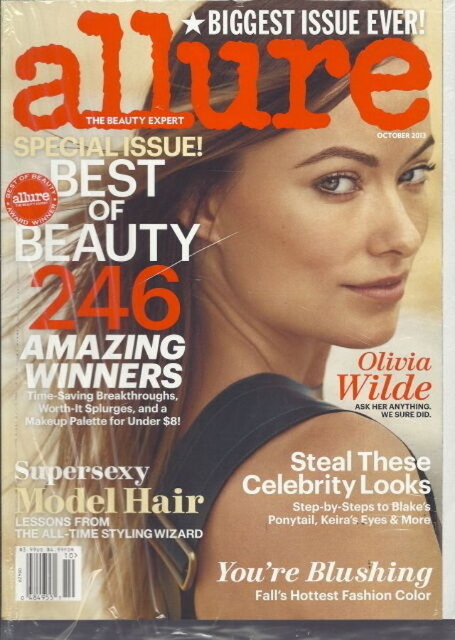 ALLURE USA magazine side cover  October 2013