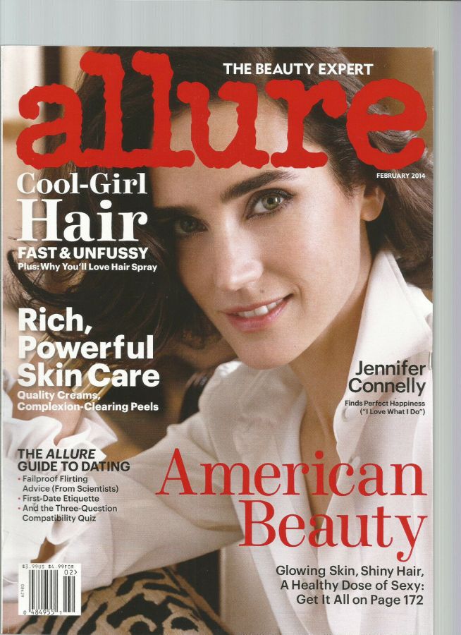 ALLURE USA magazine side cover  February 2014