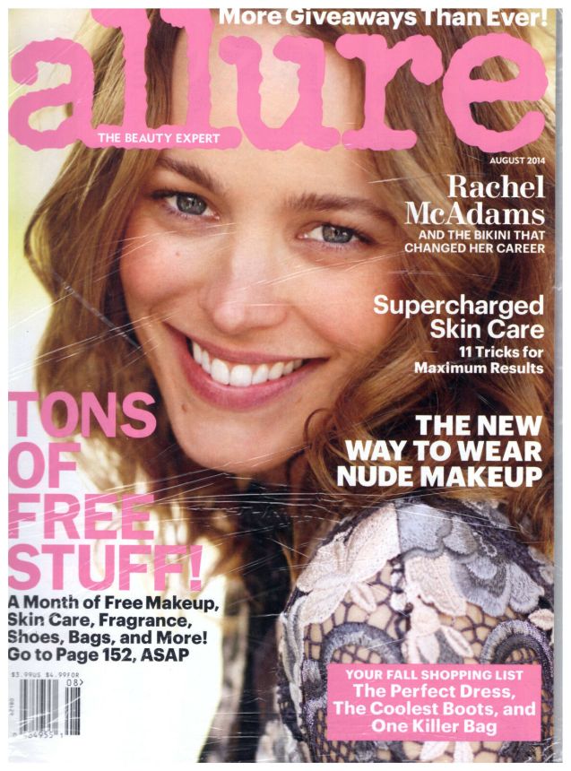 ALLURE USA magazine side cover  August 2014