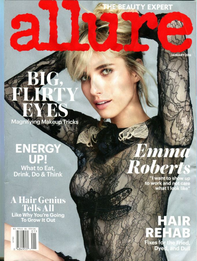 ALLURE USA magazine side cover  January 2016