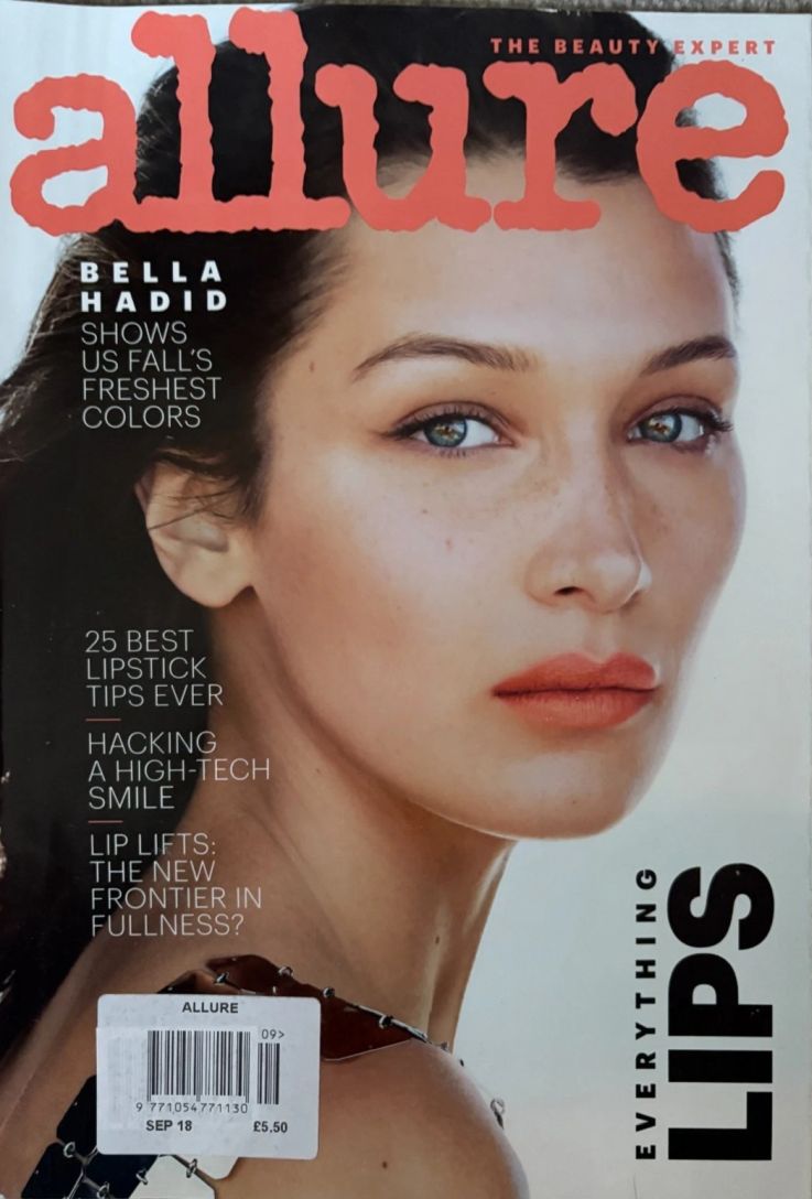 ALLURE USA magazine side cover  September 2018
