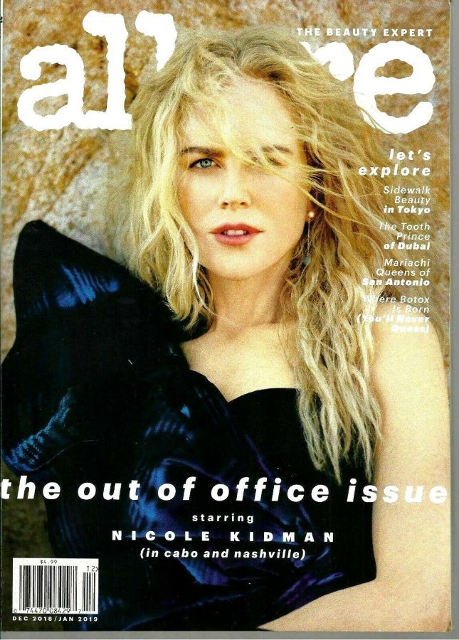 ALLURE USA magazine side cover  December 2018/ January 2019 