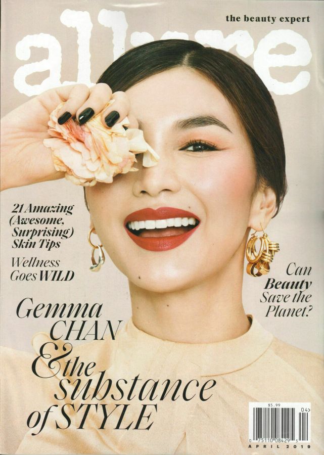 ALLURE USA magazine side cover  April 2019