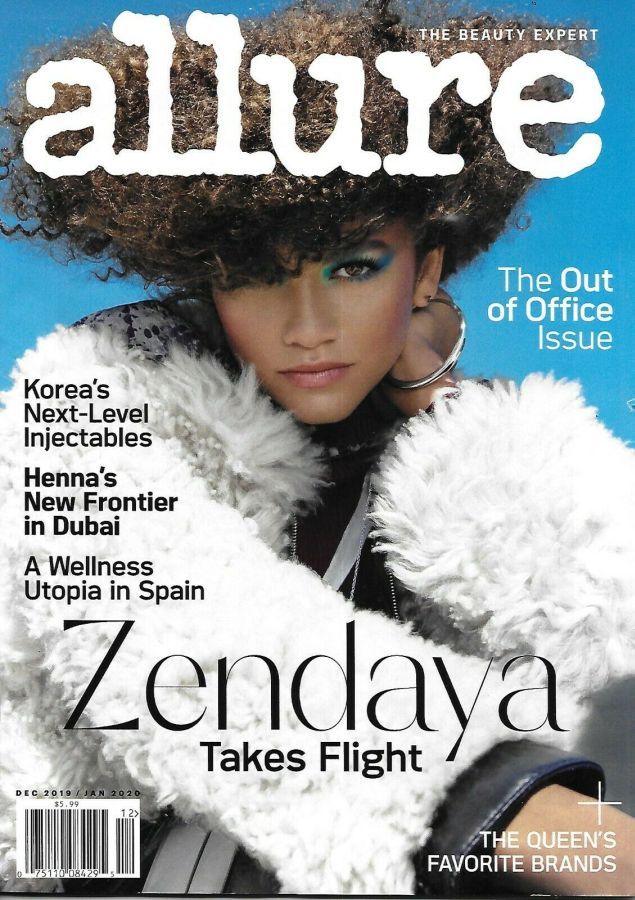 ALLURE USA magazine side cover  December 2019/ January 2020 