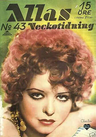 ALLAS VECKOTIDNING magazine side cover Issue 43 23 October 1934