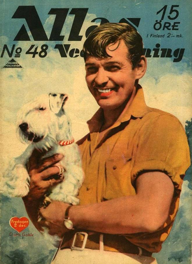 ALLAS VECKOTIDNING magazine side cover Issue 48 2 December 1938