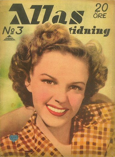 ALLAS VECKOTIDNING magazine side cover Issue 3 22 January 1943