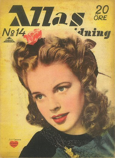 ALLAS VECKOTIDNING magazine side cover Issue 14 9 April 1943