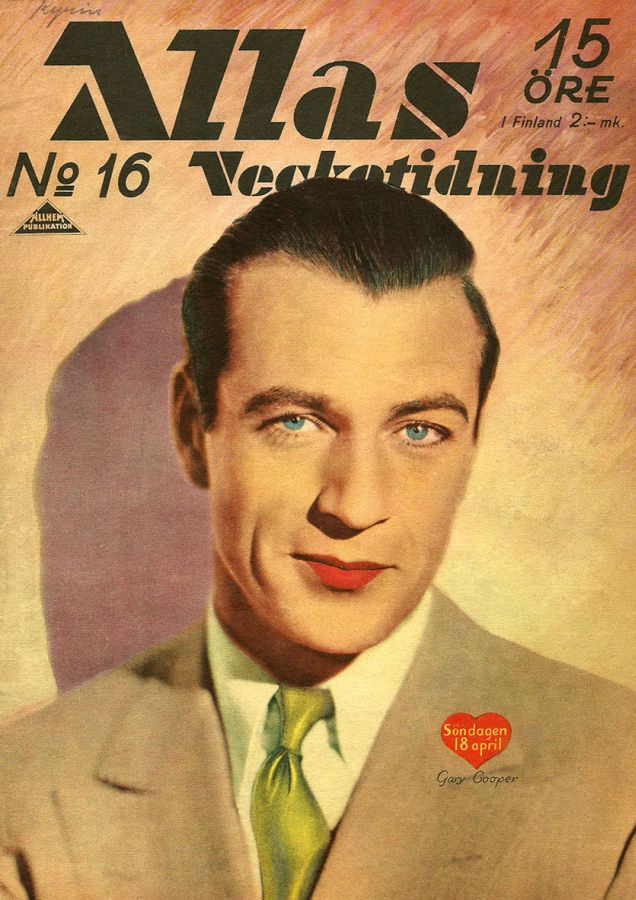 ALLAS VECKOTIDNING magazine side cover Issue 16 18 April 1943