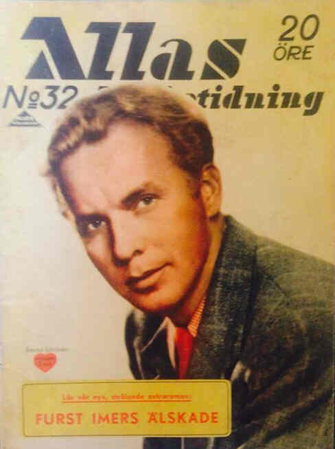 ALLAS VECKOTIDNING magazine side cover Issue 32 13 August 1943