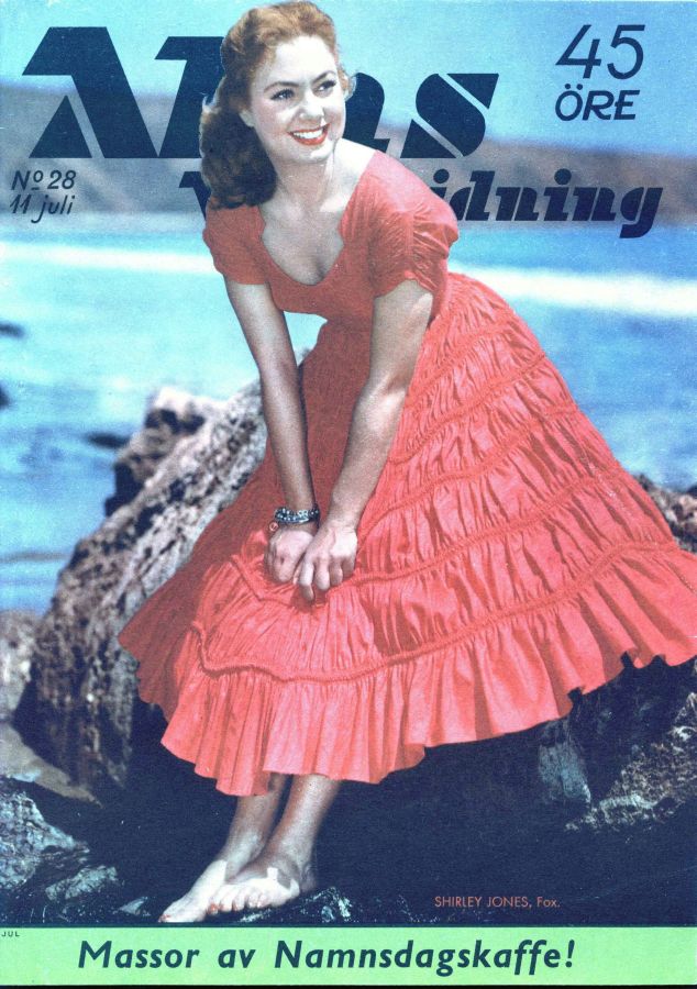ALLAS VECKOTIDNING magazine side cover Issue 28 11 July 1958